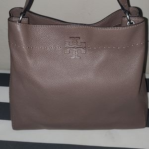 Tory Burch Taupe McGraw Hobo